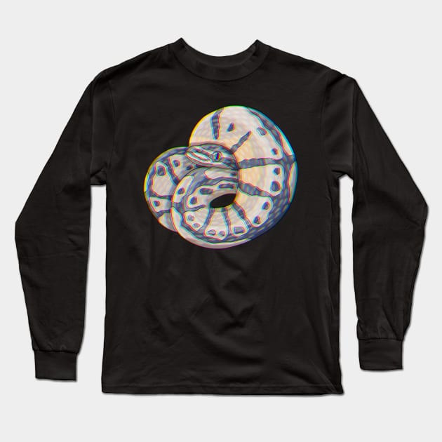 Chromatic ball python Long Sleeve T-Shirt by Artbychb